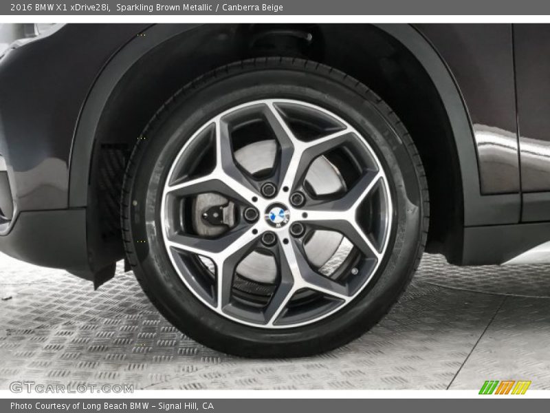 Sparkling Brown Metallic / Canberra Beige 2016 BMW X1 xDrive28i