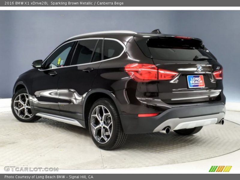 Sparkling Brown Metallic / Canberra Beige 2016 BMW X1 xDrive28i