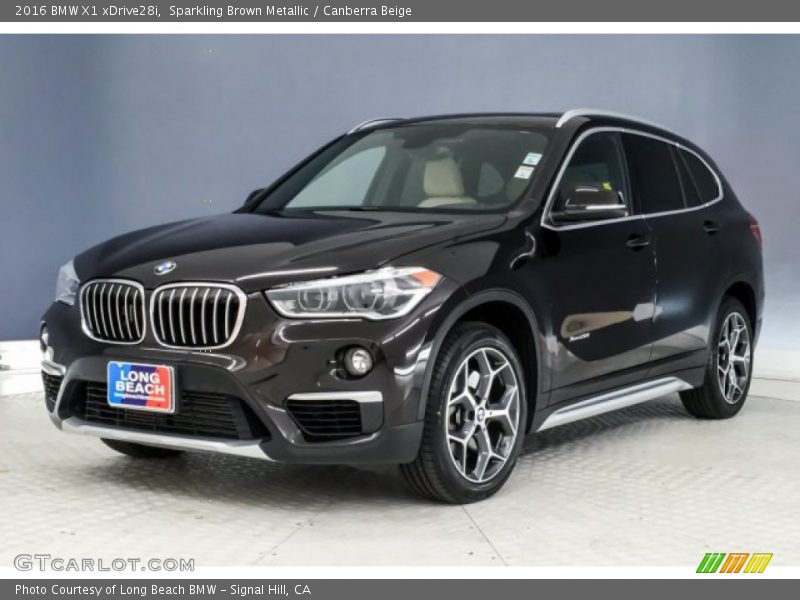 Sparkling Brown Metallic / Canberra Beige 2016 BMW X1 xDrive28i