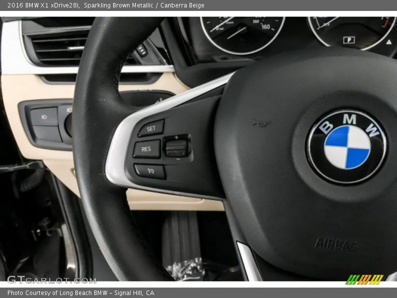 Sparkling Brown Metallic / Canberra Beige 2016 BMW X1 xDrive28i