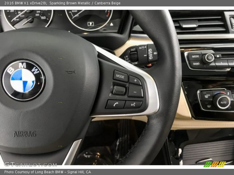 Sparkling Brown Metallic / Canberra Beige 2016 BMW X1 xDrive28i