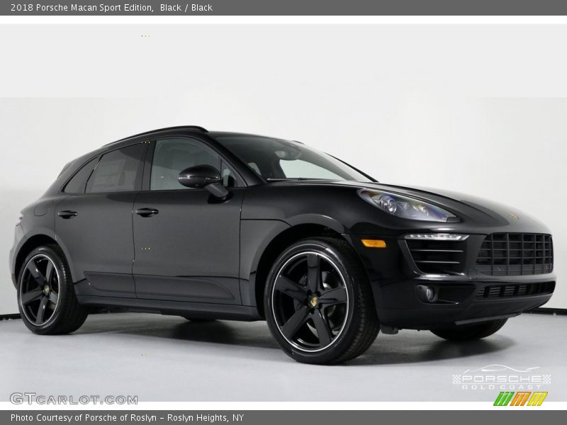 Black / Black 2018 Porsche Macan Sport Edition