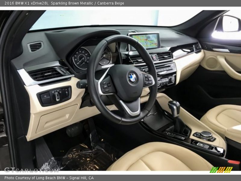 Sparkling Brown Metallic / Canberra Beige 2016 BMW X1 xDrive28i