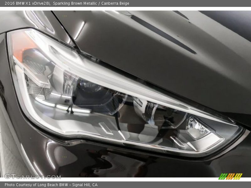 Sparkling Brown Metallic / Canberra Beige 2016 BMW X1 xDrive28i