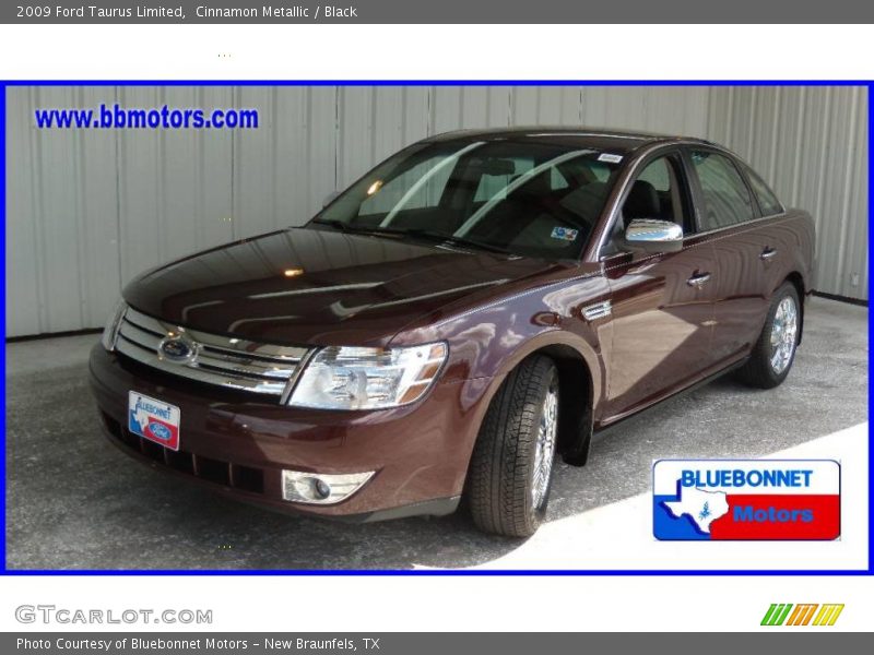 Cinnamon Metallic / Black 2009 Ford Taurus Limited