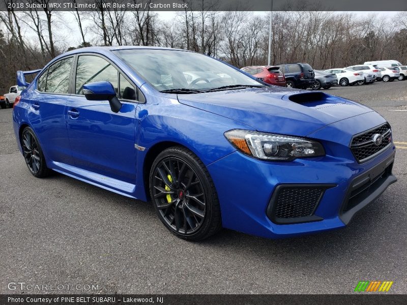 Front 3/4 View of 2018 WRX STI Limited