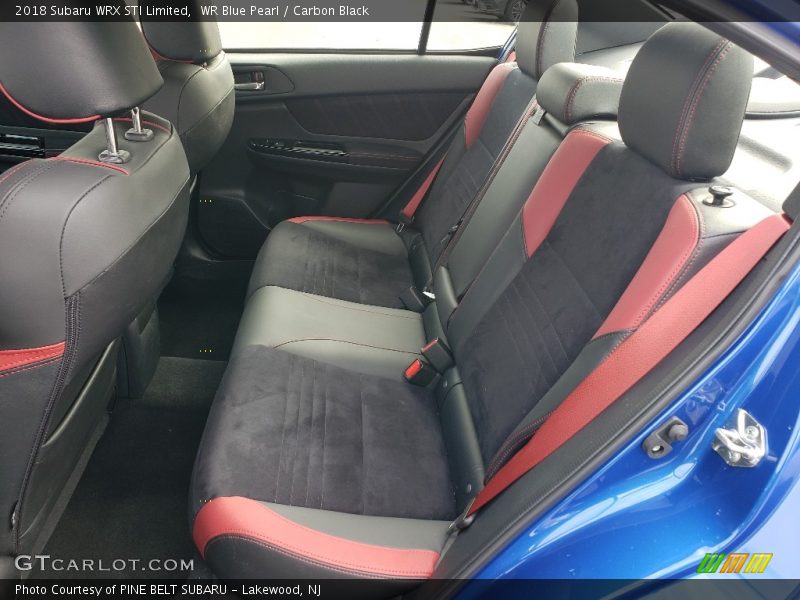 Rear Seat of 2018 WRX STI Limited