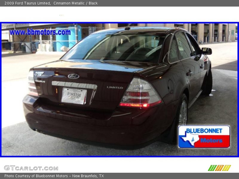 Cinnamon Metallic / Black 2009 Ford Taurus Limited