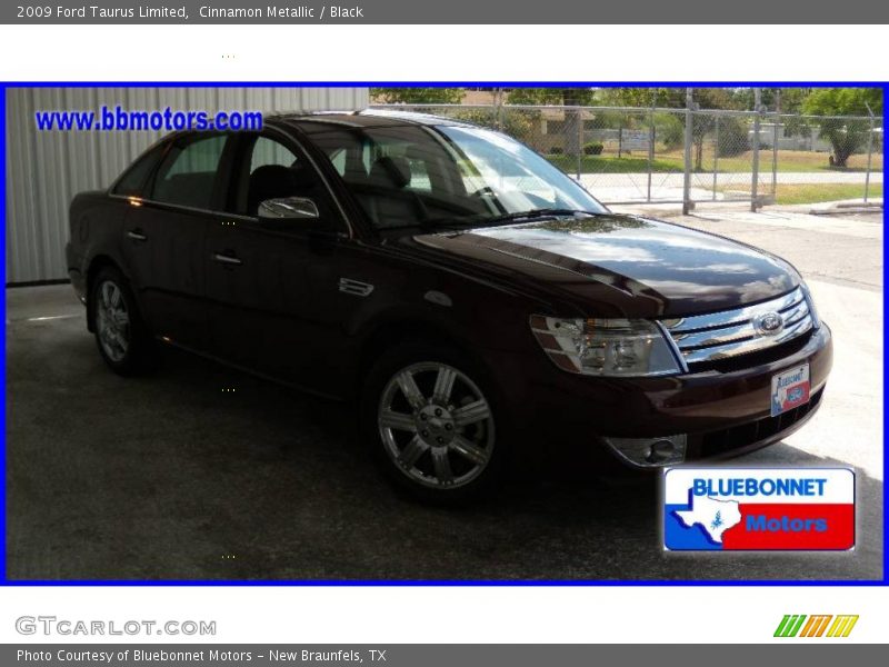 Cinnamon Metallic / Black 2009 Ford Taurus Limited