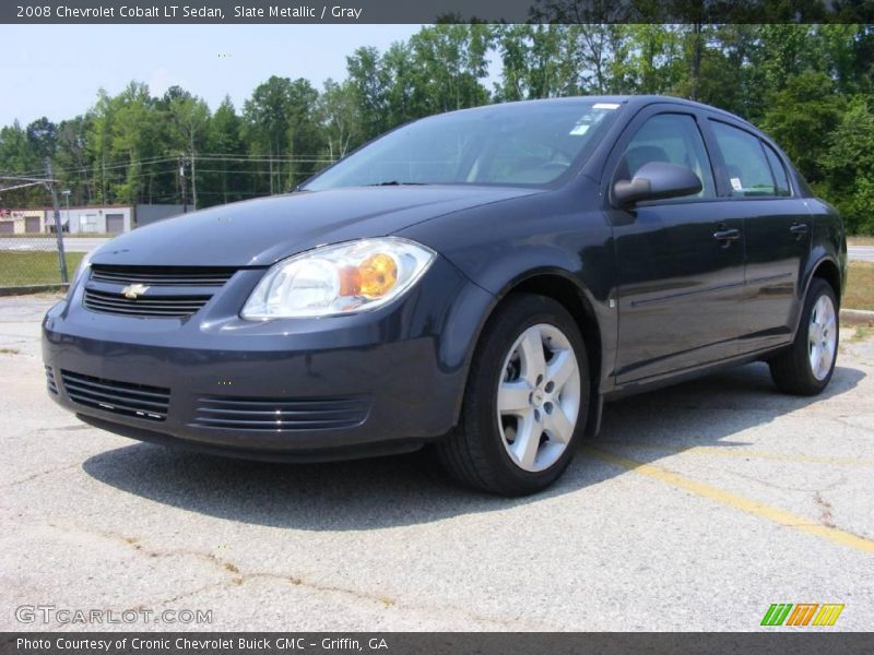 Slate Metallic / Gray 2008 Chevrolet Cobalt LT Sedan