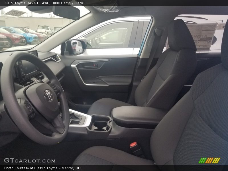 Blue Flame / Black 2019 Toyota RAV4 LE AWD