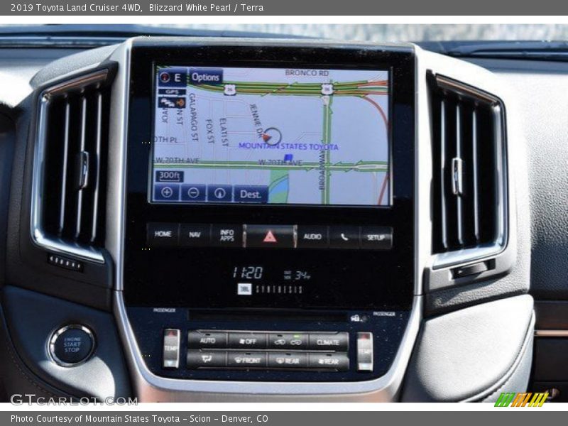 Blizzard White Pearl / Terra 2019 Toyota Land Cruiser 4WD