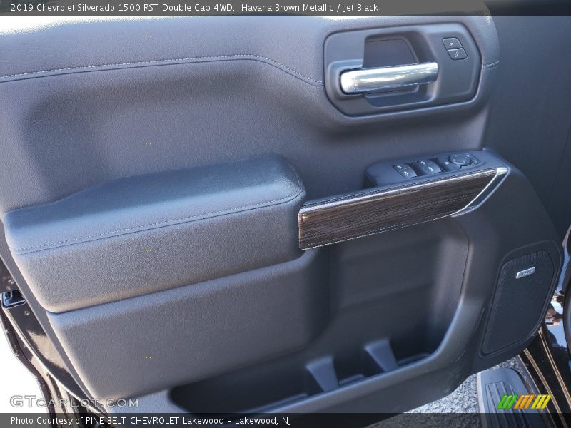 Havana Brown Metallic / Jet Black 2019 Chevrolet Silverado 1500 RST Double Cab 4WD