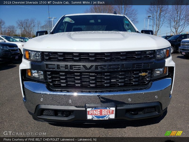 Summit White / Jet Black 2019 Chevrolet Silverado 1500 WT Double Cab