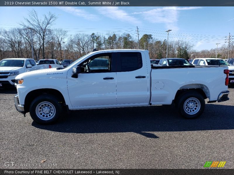 Summit White / Jet Black 2019 Chevrolet Silverado 1500 WT Double Cab
