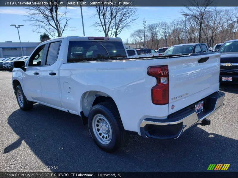 Summit White / Jet Black 2019 Chevrolet Silverado 1500 WT Double Cab