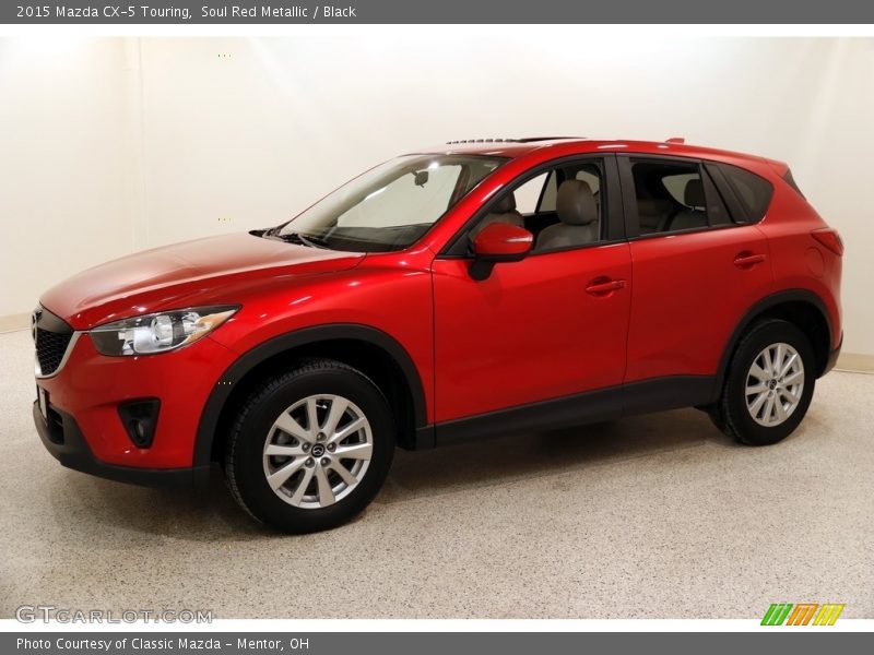 Soul Red Metallic / Black 2015 Mazda CX-5 Touring