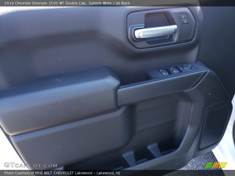 Summit White / Jet Black 2019 Chevrolet Silverado 1500 WT Double Cab