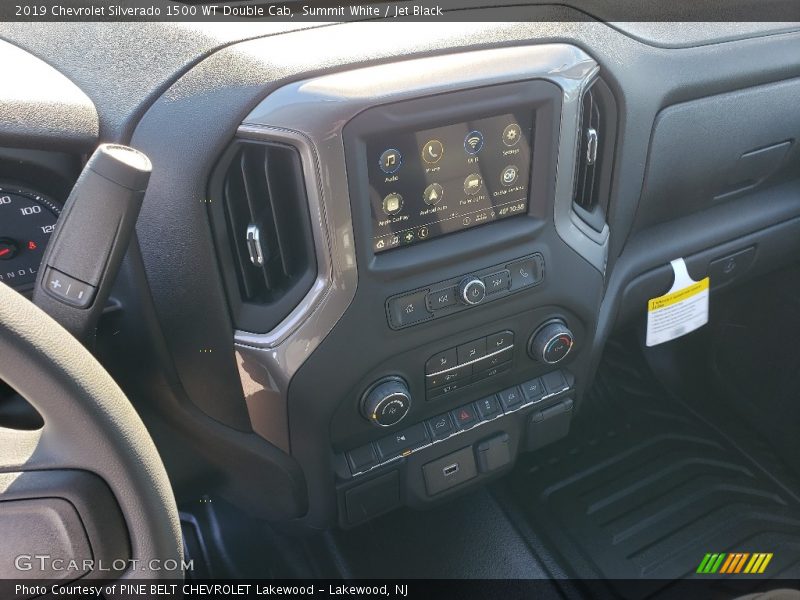 Summit White / Jet Black 2019 Chevrolet Silverado 1500 WT Double Cab