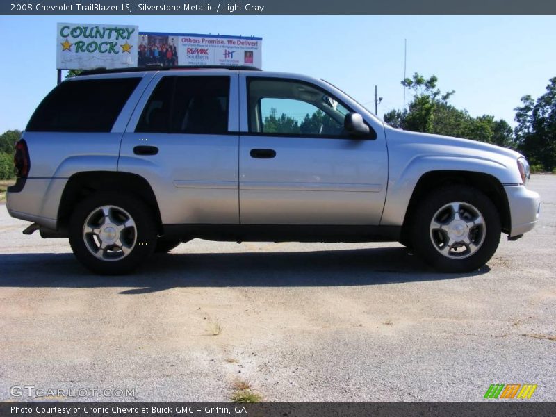 Silverstone Metallic / Light Gray 2008 Chevrolet TrailBlazer LS