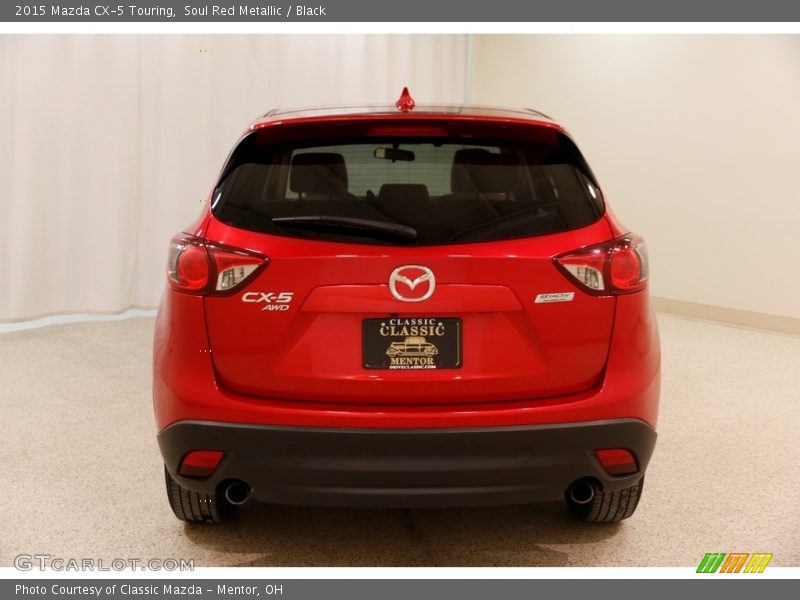 Soul Red Metallic / Black 2015 Mazda CX-5 Touring