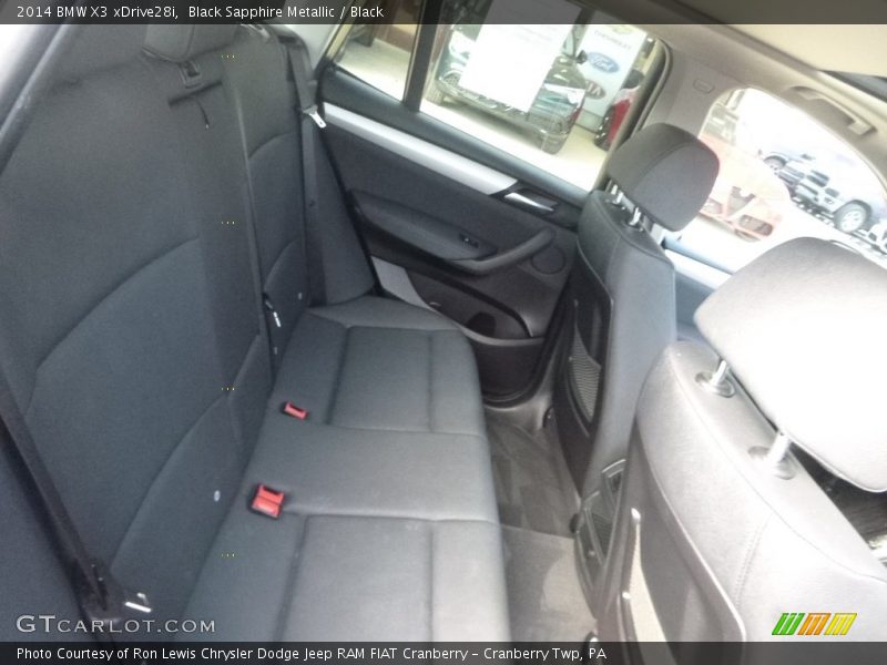 Black Sapphire Metallic / Black 2014 BMW X3 xDrive28i