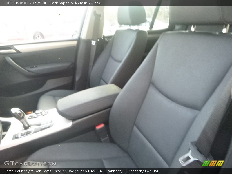 Black Sapphire Metallic / Black 2014 BMW X3 xDrive28i