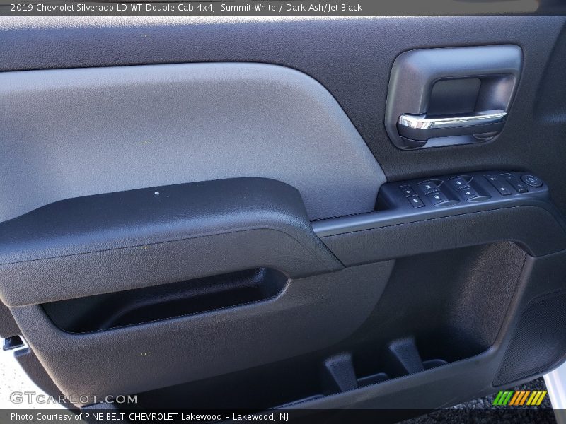 Summit White / Dark Ash/Jet Black 2019 Chevrolet Silverado LD WT Double Cab 4x4