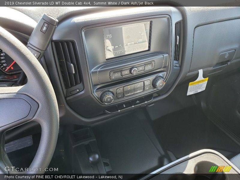 Summit White / Dark Ash/Jet Black 2019 Chevrolet Silverado LD WT Double Cab 4x4