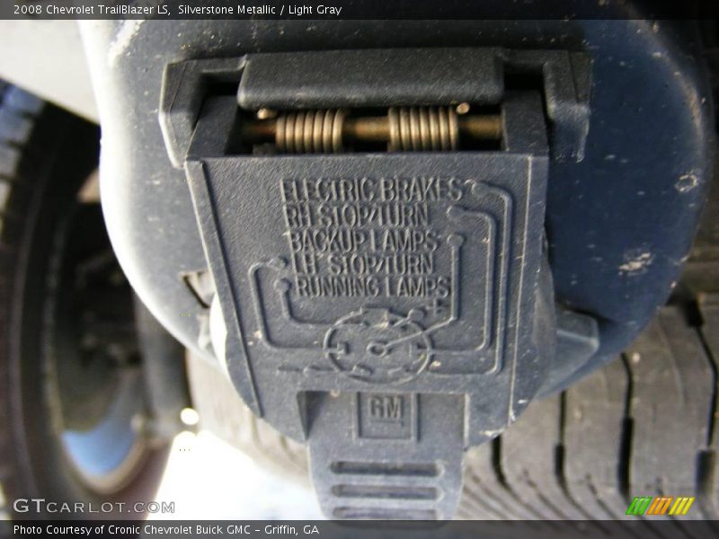 Silverstone Metallic / Light Gray 2008 Chevrolet TrailBlazer LS