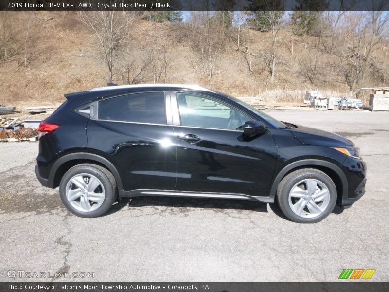 Crystal Black Pearl / Black 2019 Honda HR-V EX-L AWD