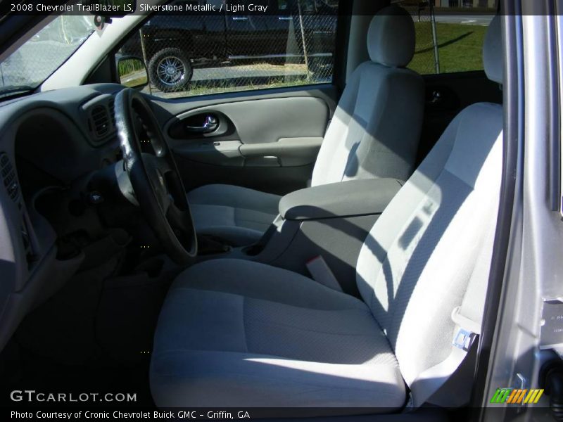 Silverstone Metallic / Light Gray 2008 Chevrolet TrailBlazer LS