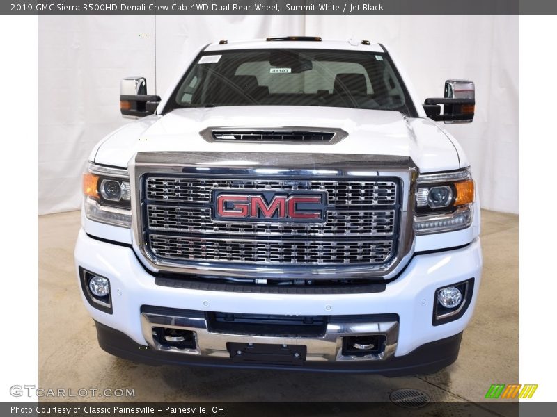 Summit White / Jet Black 2019 GMC Sierra 3500HD Denali Crew Cab 4WD Dual Rear Wheel