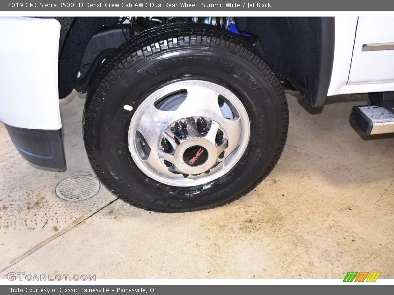 Summit White / Jet Black 2019 GMC Sierra 3500HD Denali Crew Cab 4WD Dual Rear Wheel