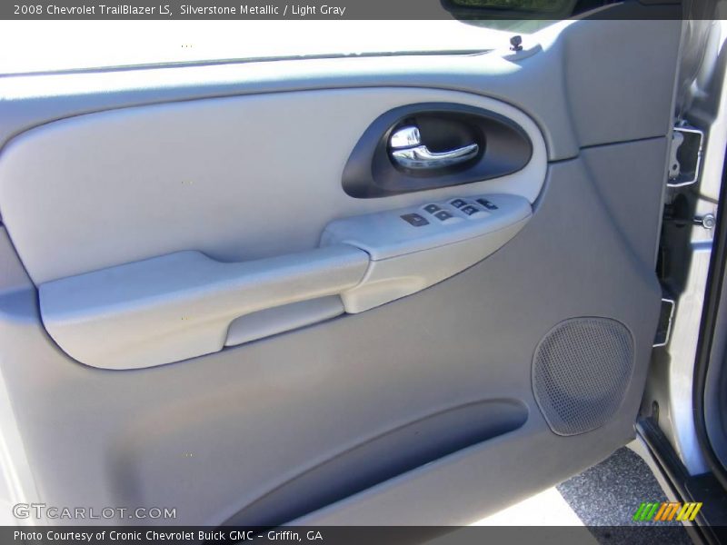 Silverstone Metallic / Light Gray 2008 Chevrolet TrailBlazer LS