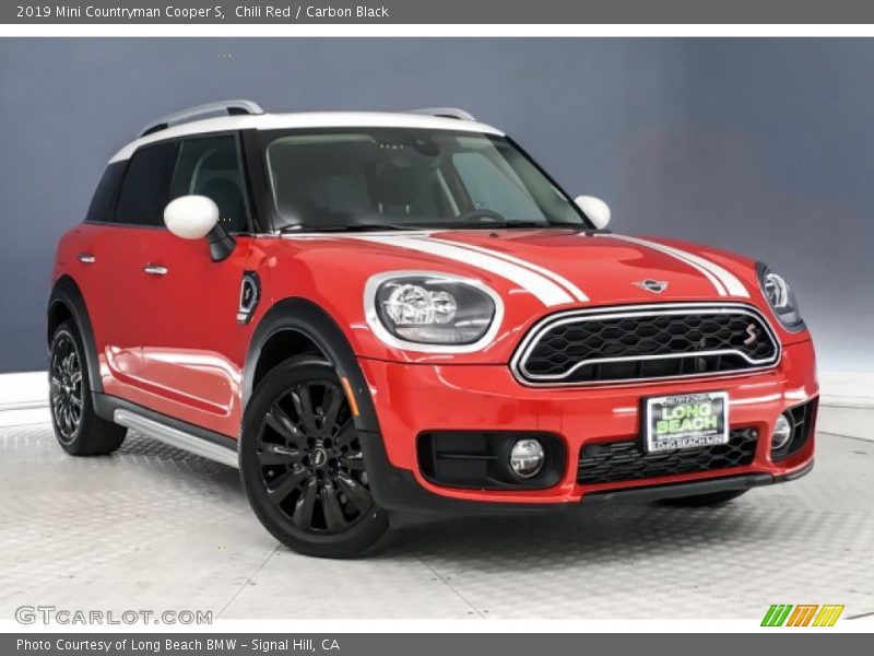 Chili Red / Carbon Black 2019 Mini Countryman Cooper S