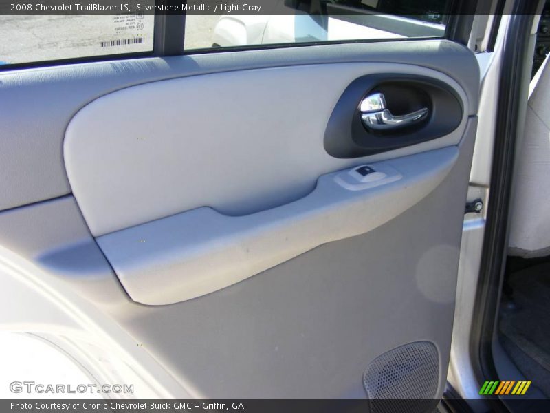 Silverstone Metallic / Light Gray 2008 Chevrolet TrailBlazer LS