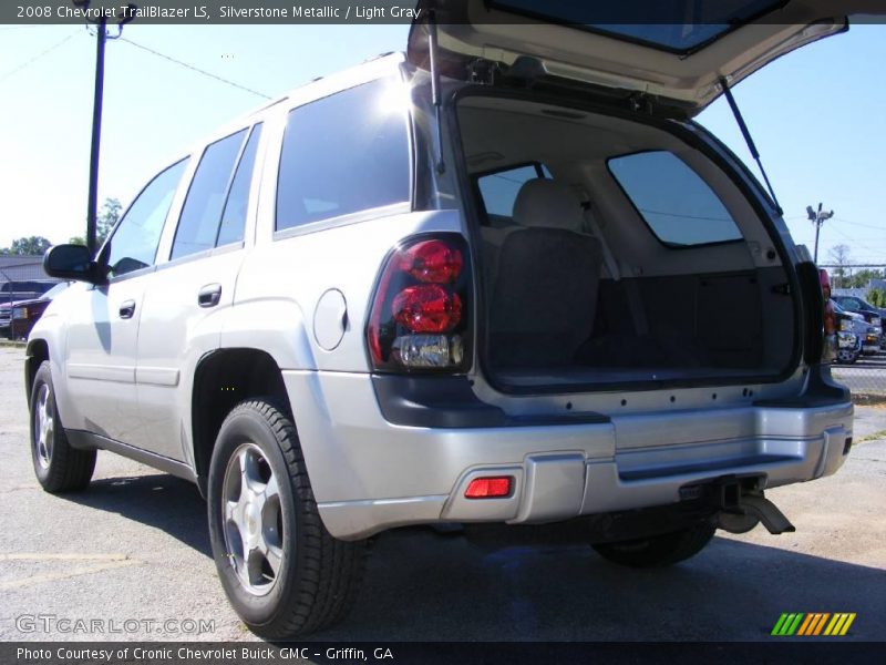 Silverstone Metallic / Light Gray 2008 Chevrolet TrailBlazer LS