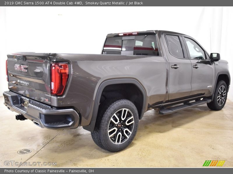 Smokey Quartz Metallic / Jet Black 2019 GMC Sierra 1500 AT4 Double Cab 4WD