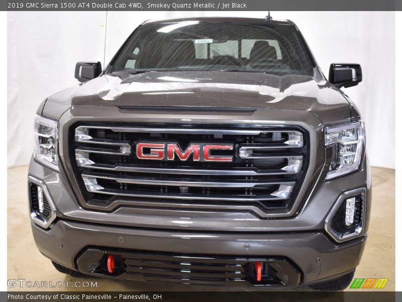 Smokey Quartz Metallic / Jet Black 2019 GMC Sierra 1500 AT4 Double Cab 4WD