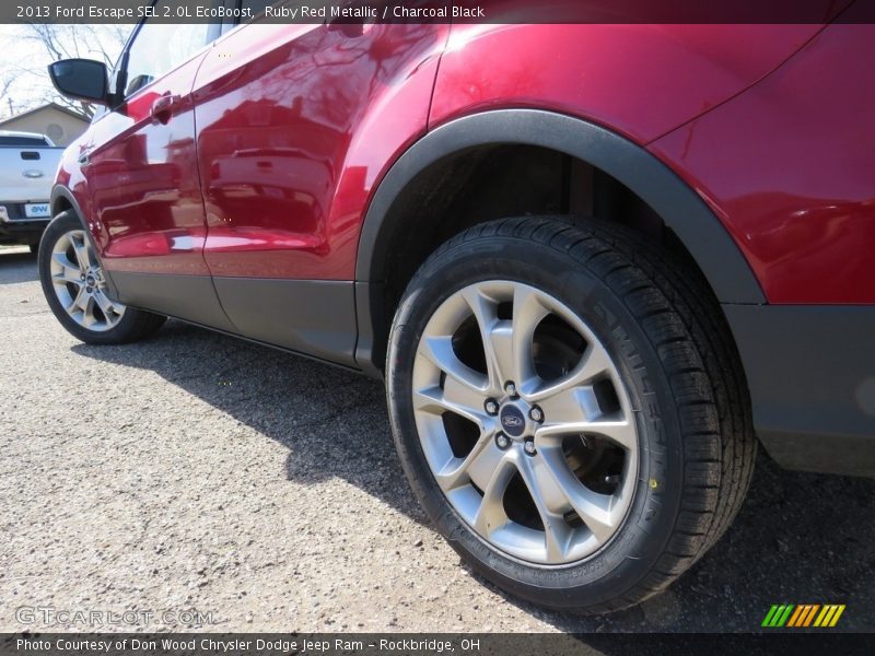 Ruby Red Metallic / Charcoal Black 2013 Ford Escape SEL 2.0L EcoBoost