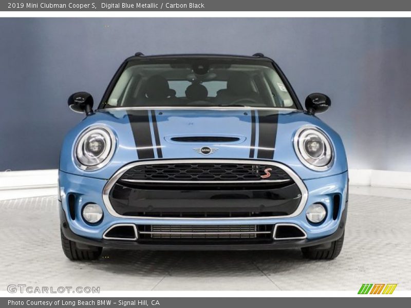 Digital Blue Metallic / Carbon Black 2019 Mini Clubman Cooper S