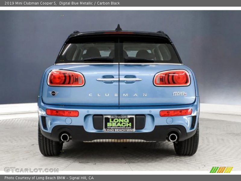 Digital Blue Metallic / Carbon Black 2019 Mini Clubman Cooper S