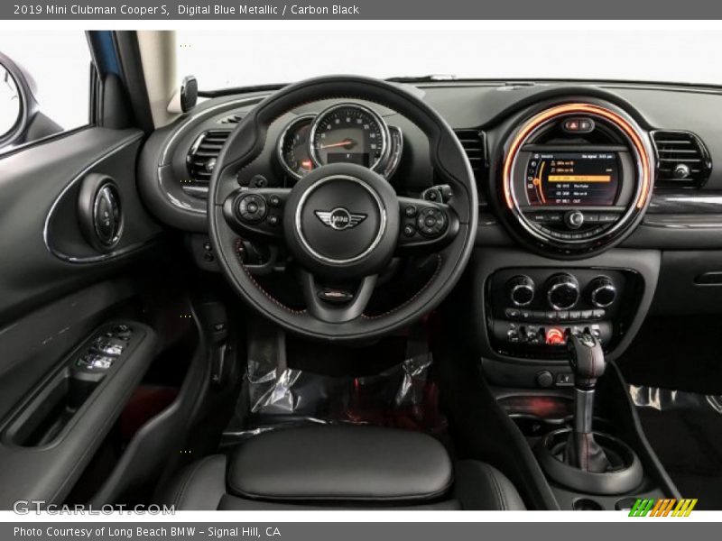 Digital Blue Metallic / Carbon Black 2019 Mini Clubman Cooper S
