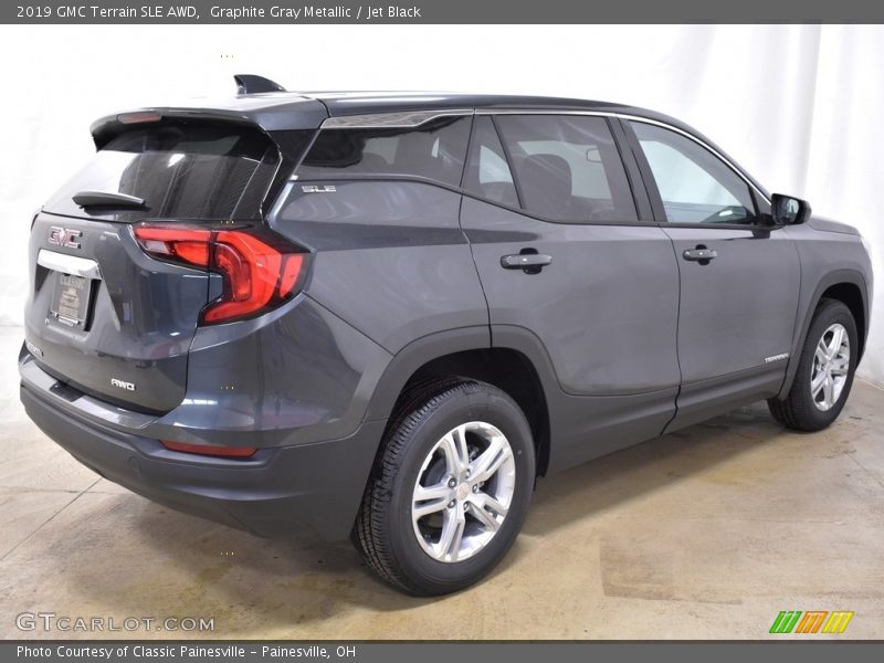 Graphite Gray Metallic / Jet Black 2019 GMC Terrain SLE AWD