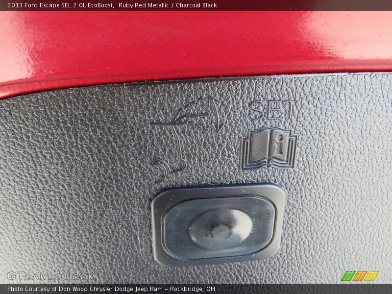 Ruby Red Metallic / Charcoal Black 2013 Ford Escape SEL 2.0L EcoBoost