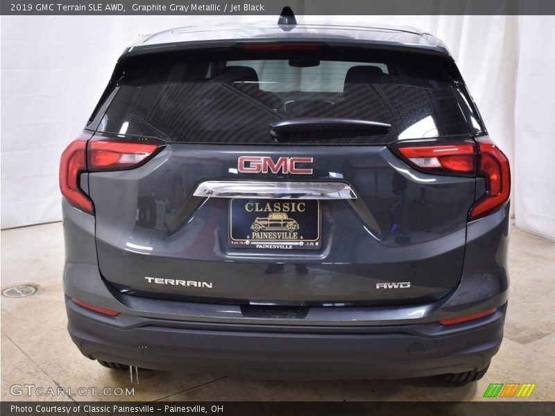 Graphite Gray Metallic / Jet Black 2019 GMC Terrain SLE AWD