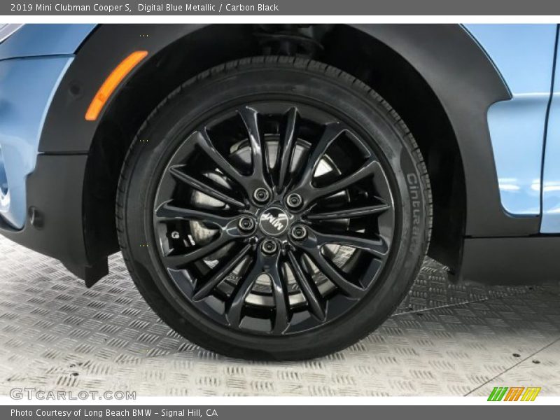 Digital Blue Metallic / Carbon Black 2019 Mini Clubman Cooper S