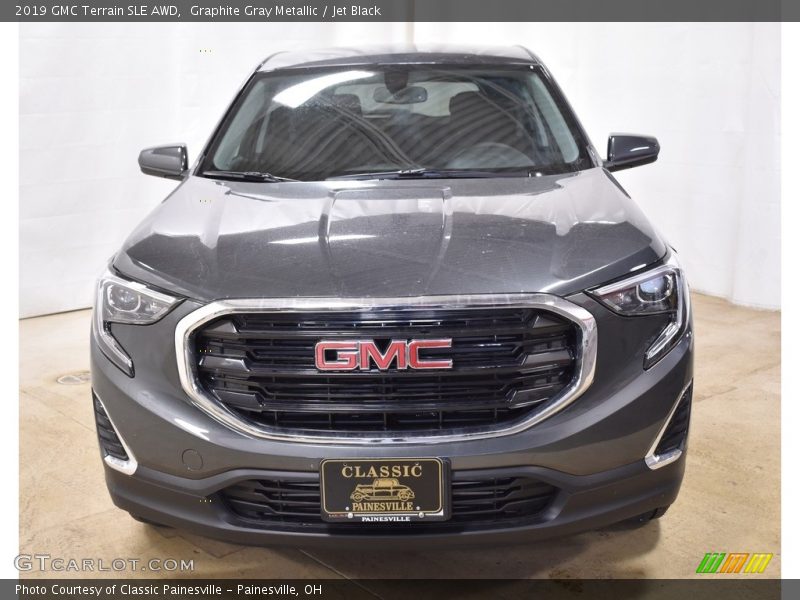 Graphite Gray Metallic / Jet Black 2019 GMC Terrain SLE AWD
