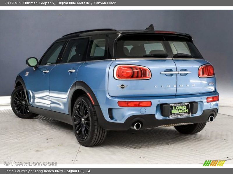 Digital Blue Metallic / Carbon Black 2019 Mini Clubman Cooper S